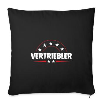 Vertriebler Beruf - Sofakissenbezug 45 x 45 cm - Schwarz - Vorne