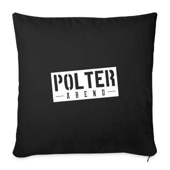 Enterrement de vie de jeune fille Mariage Enterrement de vie de garçon - Housse de coussin décorative 45 x 45 cm - noir - Devant