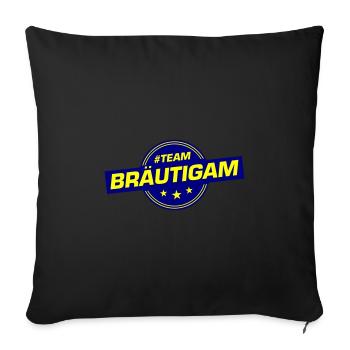 Team Groom Wedding Party Wedding - Sofa pillowcase 17,3'' x 17,3'' (45 x 45 cm) - black - Front