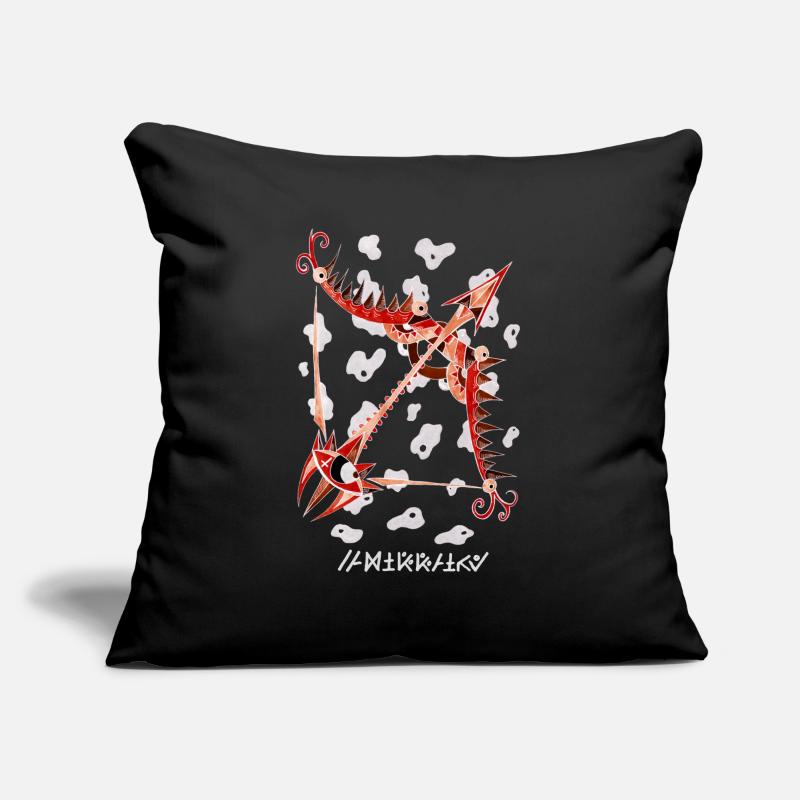 Negative Sagittarius Sofa pillowcase 17,3'' x 17,3'' (45 x 45 cm)