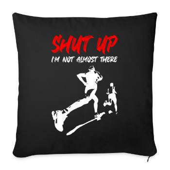 Dégagement courant - Housse de coussin décorative 45 x 45 cm - noir - Devant