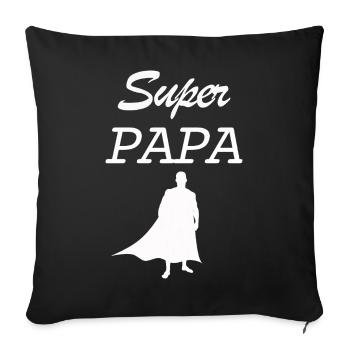 Dad Father's Day Gift Father's Day - Sofa pillowcase 17,3'' x 17,3'' (45 x 45 cm) - black - Front