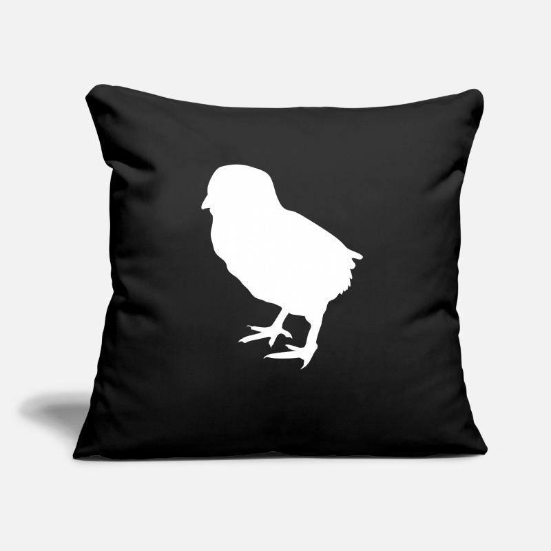 poussin Housse de coussin décorative 45 x 45 cm