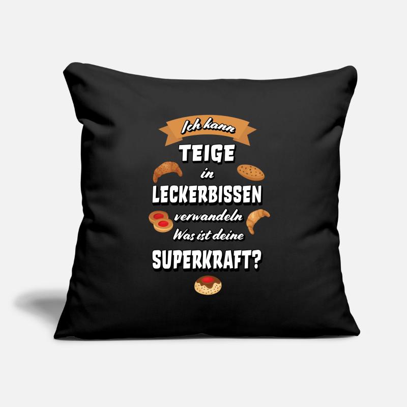 Bäcker backen Bäckerin Hobby Bäcker Geschenkidee Sofakissenbezug 45 x 45 cm
