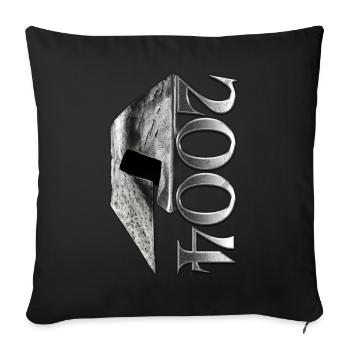 2004 Vintage Born Birthday Gift - Sofa pillowcase 17,3'' x 17,3'' (45 x 45 cm) - black - Front