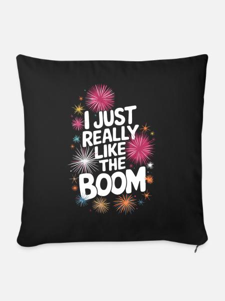 Pyrotechniker Feuerwerk Pyrotechnik - Sofakissenbezug 45 x 45 cm - Schwarz