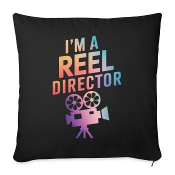 Filmmaker Film Director Cinematographer Film - Sofa pillowcase 17,3'' x 17,3'' (45 x 45 cm) - black - Front