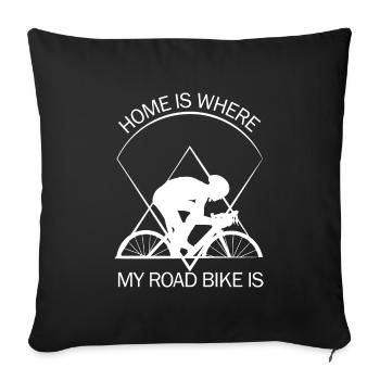 Racer - Sofa pillowcase 17,3'' x 17,3'' (45 x 45 cm) - black - Front