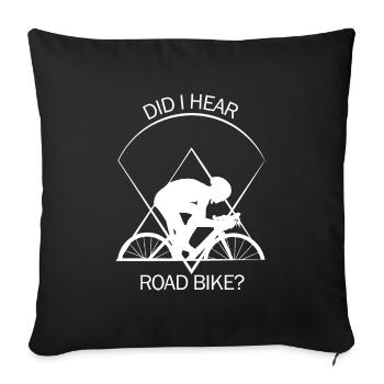Racer - Sofa pillowcase 17,3'' x 17,3'' (45 x 45 cm) - black - Front
