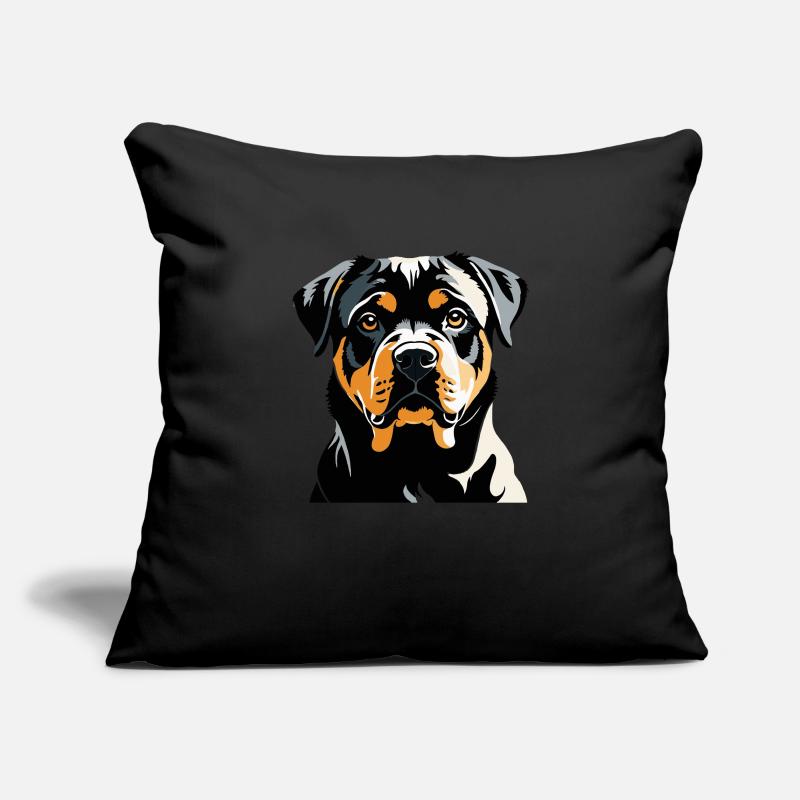 Rottweiler - Pet Dog Sticker Sofakissenbezug 45 x 45 cm