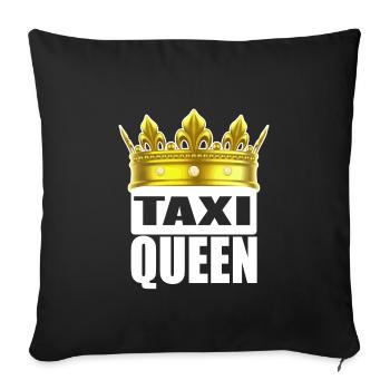 Taxi Queen - Taxi Queen - Housse de coussin décorative 45 x 45 cm - noir - Devant