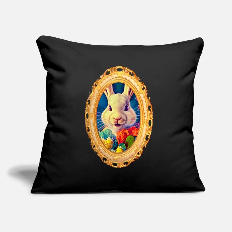 Lapin mignon Housse de coussin décorative 45 x 45 cm