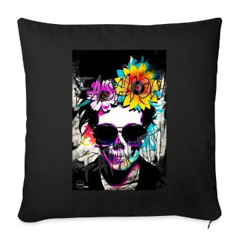 FASHION FATALITY 9 von Yume Origins - Sofakissenbezug 45 x 45 cm - Schwarz - Vorne