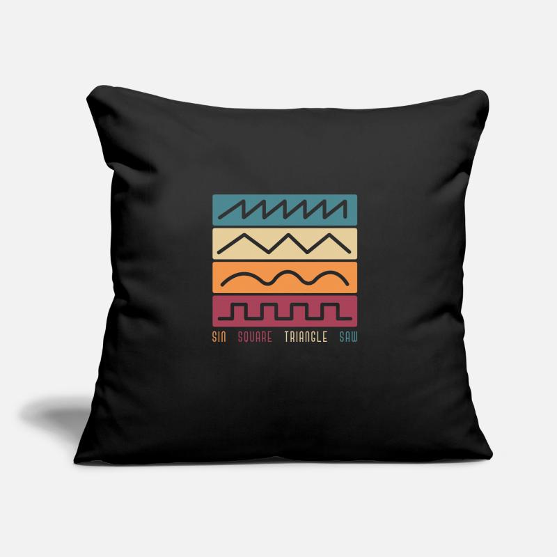 Modular Synth Synth Vintage Analog Waves Sofa pillowcase 17,3'' x 17,3'' (45 x 45 cm)