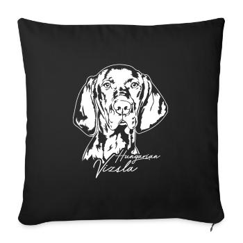 Hungarian Vizsla Portrait Dog Dogs Wilsigns - Sofa pillowcase 17,3'' x 17,3'' (45 x 45 cm) - black - Front