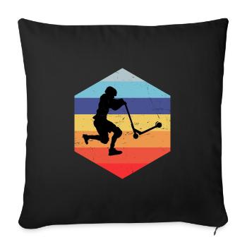 Stunt Scooter Ladies Stunt Scooter Scooter - Sofa pillowcase 17,3'' x 17,3'' (45 x 45 cm) - black - Front