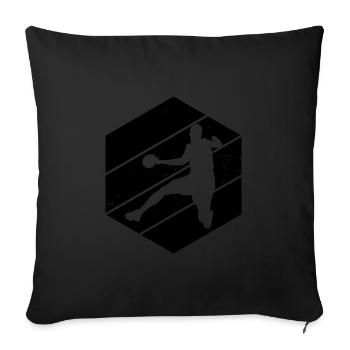 Handball Games Women Handball Players Handball - Sofa pillowcase 17,3'' x 17,3'' (45 x 45 cm) - black - Front