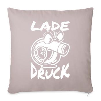 Lade Druck Turbo - Sofakissenbezug 45 x 45 cm - helles Taupe - Vorne