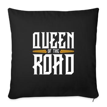 Reine des camionneurs - Housse de coussin décorative 45 x 45 cm - noir - Devant