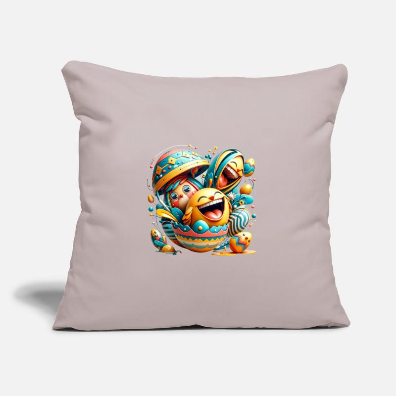 Conception graphique de Pâques dans le style Mixed Dimensions Housse de coussin décorative 45 x 45 cm