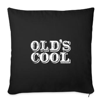 Old'S Cool - Oldschool - Formerly everything was better - Sofa pillowcase 17,3'' x 17,3'' (45 x 45 cm) - black - Front