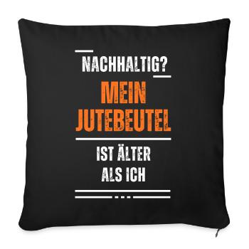 Viable? - Housse de coussin décorative 45 x 45 cm - noir - Devant