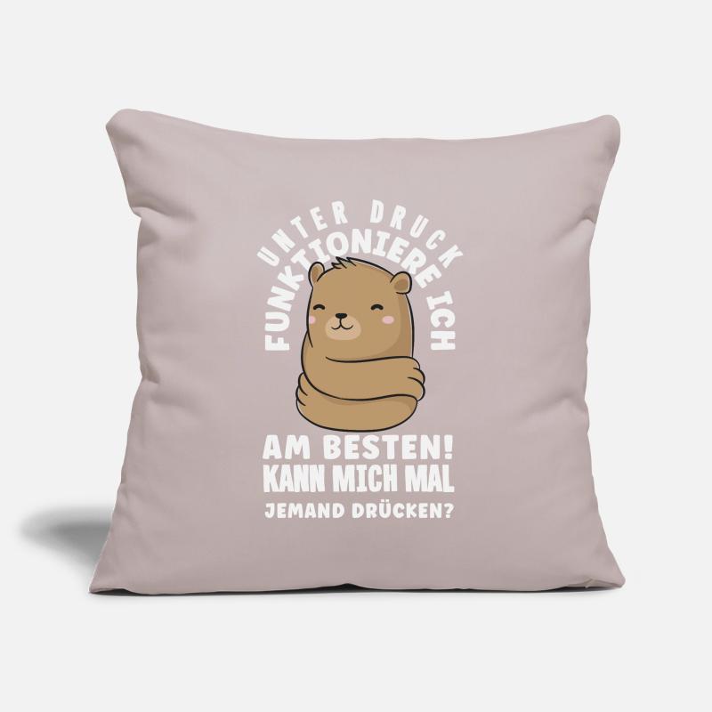 I function best under pressure Sofa pillowcase 17,3'' x 17,3'' (45 x 45 cm)