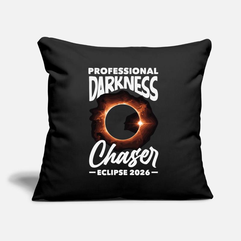 Solar eclipse 2026, August 12 Sofa pillowcase 17,3'' x 17,3'' (45 x 45 cm)