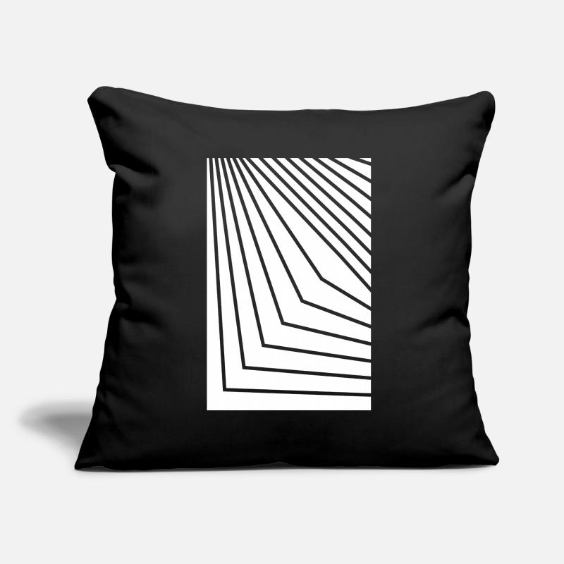 Angular Concentric Lines Sofa pillowcase 17,3'' x 17,3'' (45 x 45 cm)