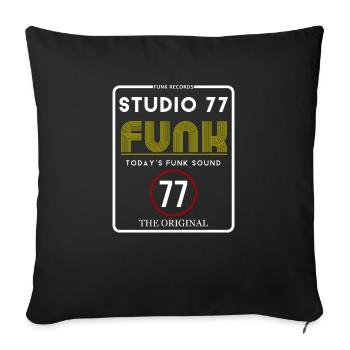 Studio 77 Funk - Sofakissenbezug 45 x 45 cm - Schwarz - Vorne