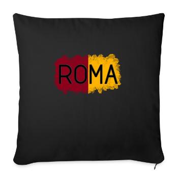 Roms - Housse de coussin décorative 45 x 45 cm - noir - Devant