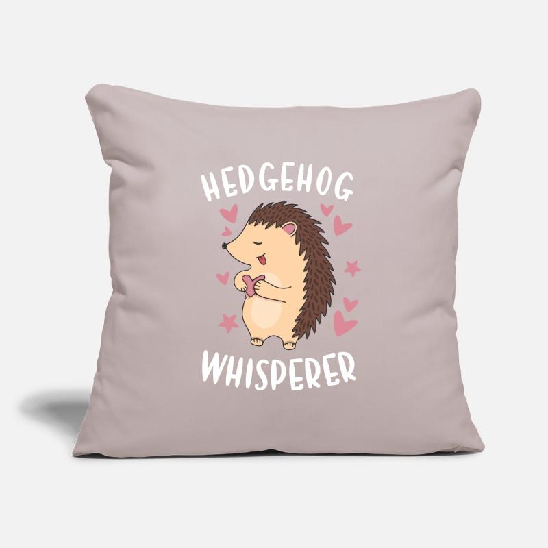 Hedgie Hérisson Whisperer Hérisson Housse de coussin décorative 45 x 45 cm