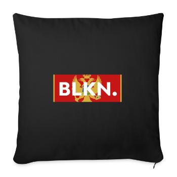 Balkans Yougoslavie SFRJ Jugo Armoiries - Housse de coussin décorative 45 x 45 cm - noir - Devant