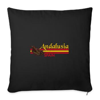 Jamon Keule Tapas Spanisch Küche Schinken Essen - Sofakissenbezug 45 x 45 cm - Schwarz - Vorne