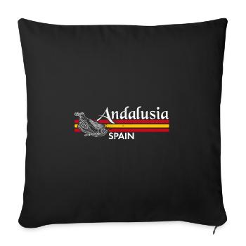 Jamon Keule Tapas Spanisch Küche Schinken Essen - Sofakissenbezug 45 x 45 cm - Schwarz - Vorne