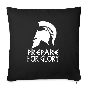Sparta Préparation pour la gloire - Housse de coussin décorative 45 x 45 cm - noir - Devant