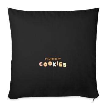 COOKIES - Housse de coussin décorative 45 x 45 cm - noir - Devant