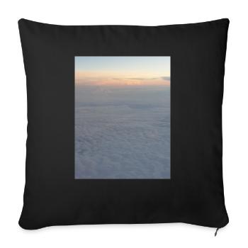 Himmel - Sofakissenbezug 45 x 45 cm - Schwarz - Vorne