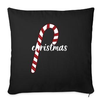 saint - Sofa pillowcase 17,3'' x 17,3'' (45 x 45 cm) - black - Front