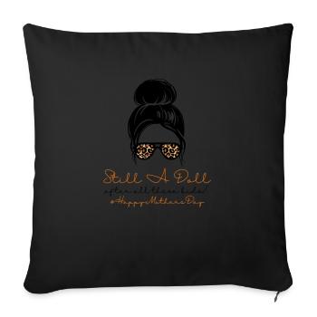 Still A Doll #HappyMothersDay (21) - Housse de coussin décorative 45 x 45 cm - noir - Devant