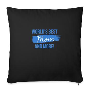 La meilleure maman du monde et plus encore - Housse de coussin décorative 45 x 45 cm - noir - Devant