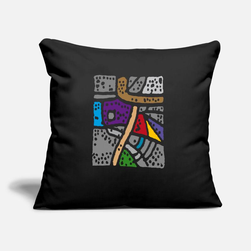 Farben Abstrakt - Teppich Sofakissenbezug 45 x 45 cm