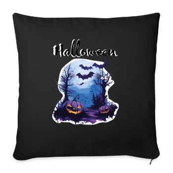 Halloween - Sofa pillowcase 17,3'' x 17,3'' (45 x 45 cm) - black - Front