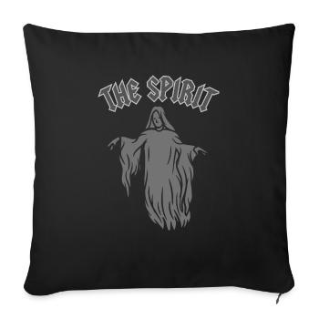 THE SPIRIT - Sofa pillowcase 17,3'' x 17,3'' (45 x 45 cm) - black - Front