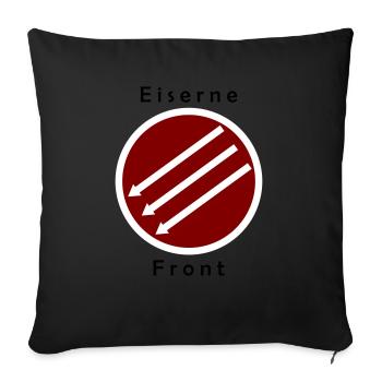 Eiserne Fron - Drei Pfeile - Housse de coussin décorative 45 x 45 cm - noir - Devant