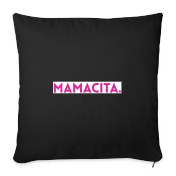 TnAflix - Housse de coussin décorative 45 x 45 cm - noir - Devant