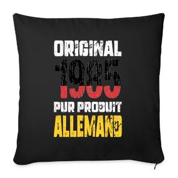 40th Anniversary - Original - 1985 - German - Sofa pillowcase 17,3'' x 17,3'' (45 x 45 cm) - black - Front