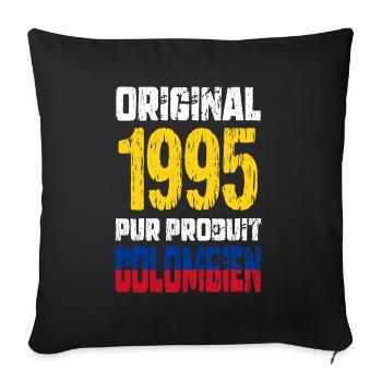 30th Anniversary - Original - 1995 - Colombian - Sofa pillowcase 17,3'' x 17,3'' (45 x 45 cm) - black - Front