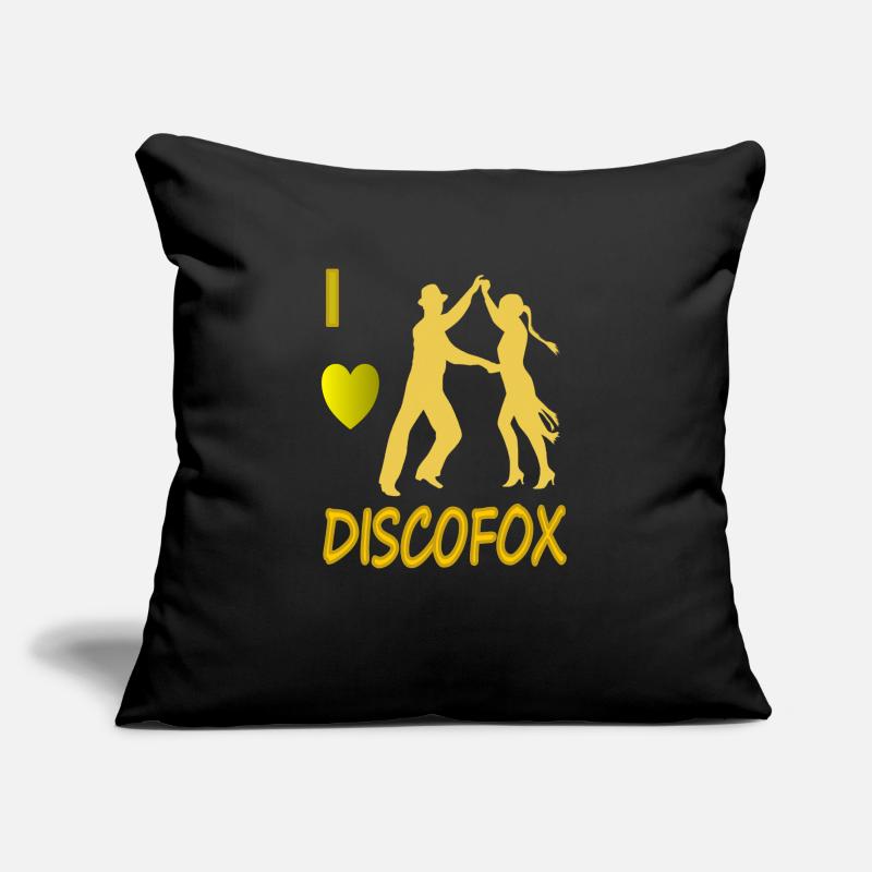 Discofox danse discofox danse d’un discofox danse couple de danse Housse de coussin décorative 45 x 45 cm
