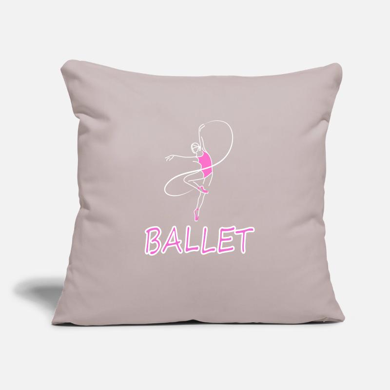 Ballet dancing Ballet dancer Ballet dancer gift Sofa pillowcase 17,3'' x 17,3'' (45 x 45 cm)